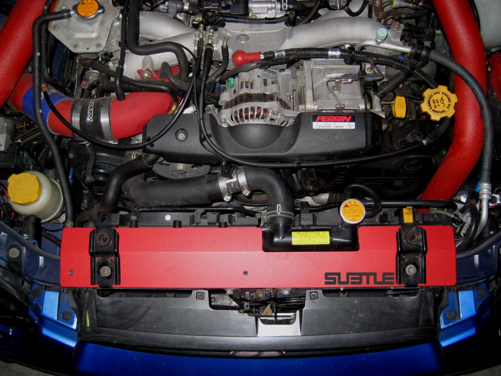 (02-07) Impreza - Radiator Shroud (Red)